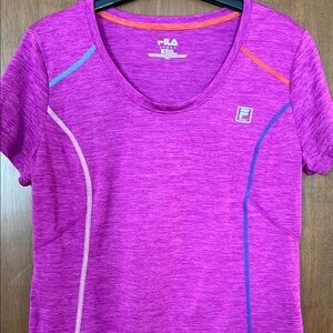 EUC FILA Sport Women's Purple Athletic Top Size Medium